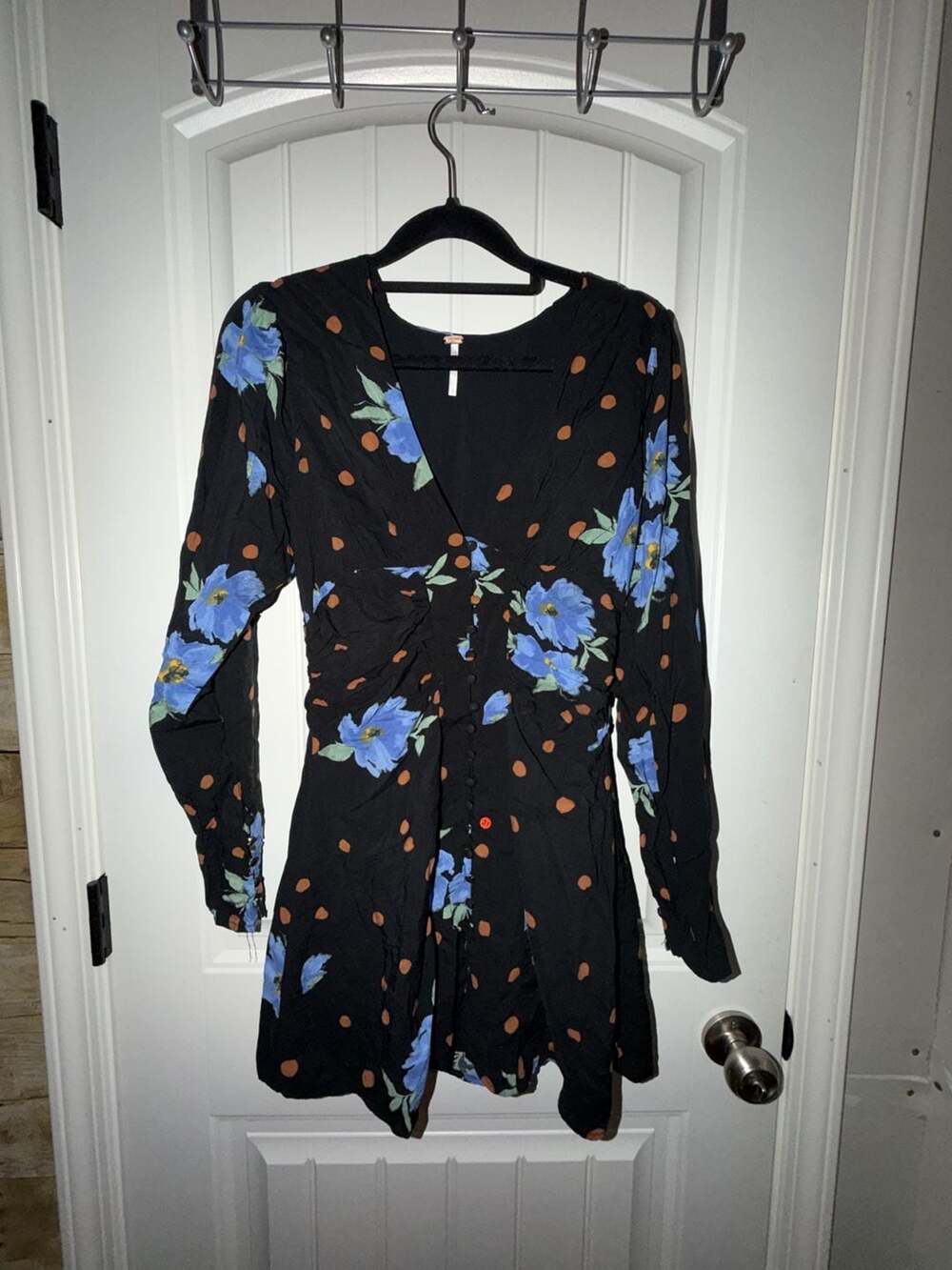 Free People Date Night Mini Dress in Moonlight Combo